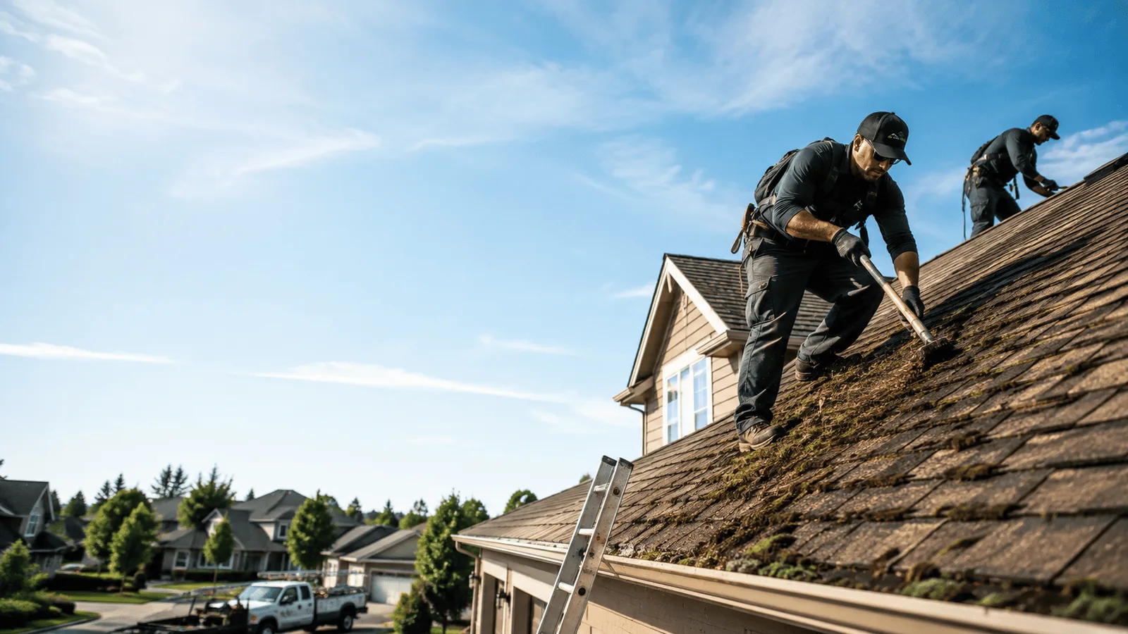 Roof Moss Removal in Drummond, WI near me